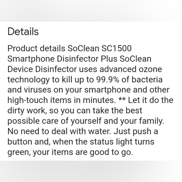 SoClean Device Disinfector - Picture 2 of 2